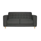 Casper 2 Seaters Sofa with a sleek finish, perfect for contemporary interiors.