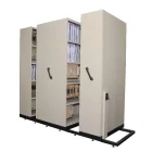 S117/A Hand Push Mobile Compactor, movable steel cabinet system for high-density document storage.