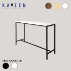 Modern bar table for cafes, office break areas, and lounge spaces.