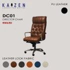 Luxury DC-01 High Back Office Chair with high-end leather finish for professional spaces.