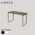 ET-04 executive desk with Metal O Legs, offering a modern and sturdy office workstation setup.