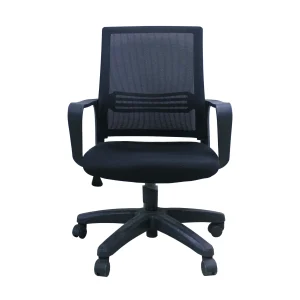Ergonomic MC-02 Medium Back Mesh Chair with a breathable mesh back and cushioned seat.