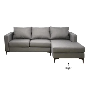Luka L-Shape Sofa (Right) in a modern living room setup, ideal for home and office furniture.