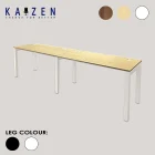 Modern CS2-07 Cluster of 2 office workstation with durable metal N-leg design for shared workspaces.