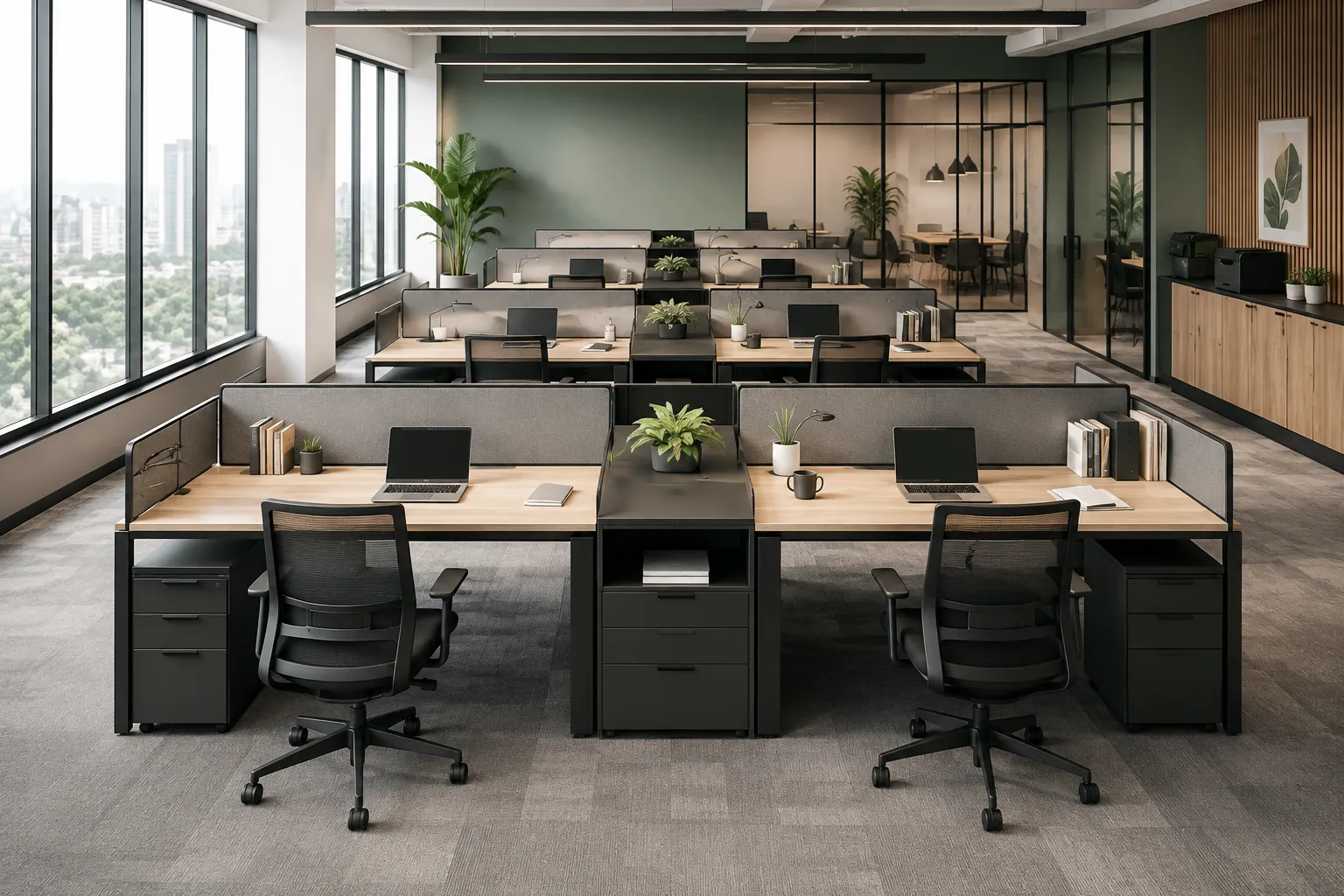 Max Productivity, Min Space: How to Choose the Right Multi-Cluster Office Workstation Layout